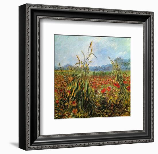 Field with Poppies-Vincent van Gogh-Framed Giclee Print