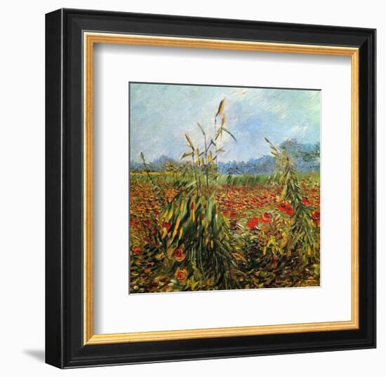 Field with Poppies-Vincent van Gogh-Framed Giclee Print