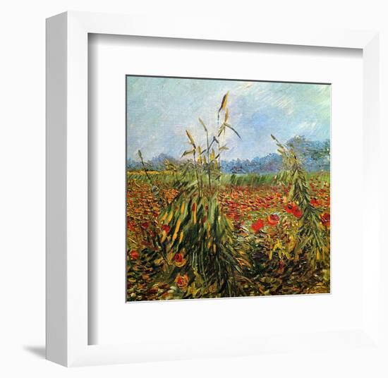 Field with Poppies-Vincent van Gogh-Framed Giclee Print