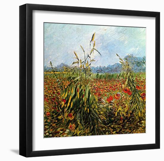 Field with Poppies-Vincent van Gogh-Framed Giclee Print