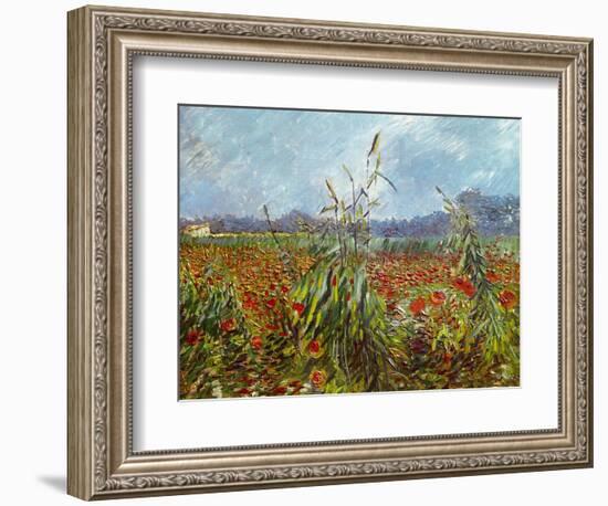 Field with Poppies-Vincent van Gogh-Framed Giclee Print