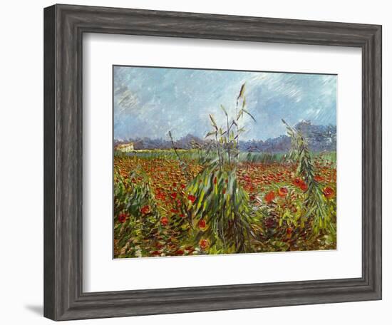 Field with Poppies-Vincent van Gogh-Framed Giclee Print