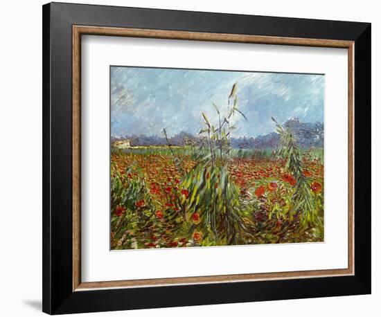 Field with Poppies-Vincent van Gogh-Framed Giclee Print