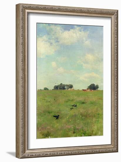 Field with Trees and Sky, or Landscape with Crows-Walter Frederick Osborne-Framed Giclee Print