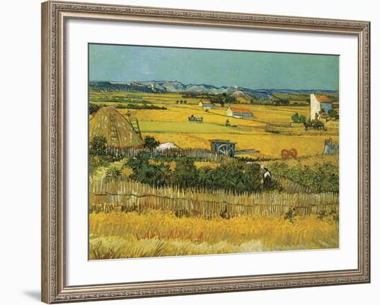 Field-Vincent van Gogh-Framed Art Print