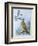 Fieldfare (Turdus Pilaris) Splashing its Droppings Against Tawny Owl (Stix Aluco) to Defend its Ter-null-Framed Giclee Print