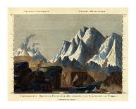 Comparative Height of the Principal Mountains in the World, c.1823-Fielding Lucas-Framed Art Print