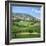 Fields Below the Town of Ortona Dei Marsi in Abruzzo, Italy, Europe-Tony Gervis-Framed Photographic Print