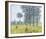 Fields in the Spring, 1887-Claude Monet-Framed Art Print