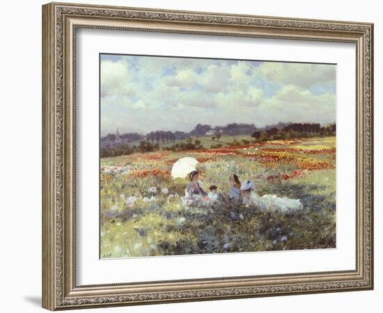 Fields Near London-Giuseppe De Nittis-Framed Giclee Print