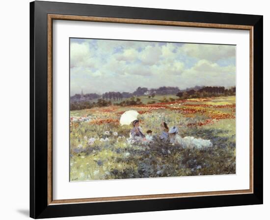 Fields Near London-Giuseppe De Nittis-Framed Giclee Print