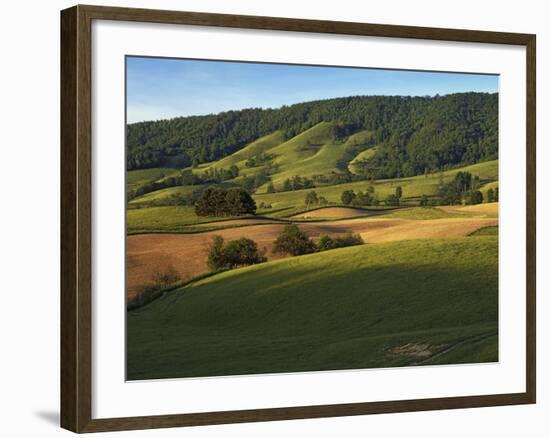 Fields of Burkes Garden, Virginia, USA-Charles Gurche-Framed Photographic Print