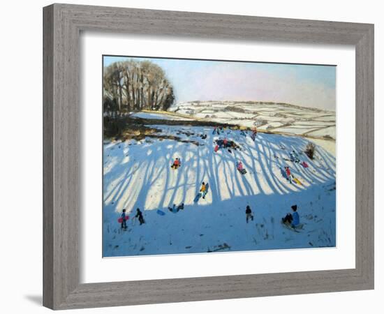 Fields of Shadows, Monyash, Derbyshire-Andrew Macara-Framed Giclee Print