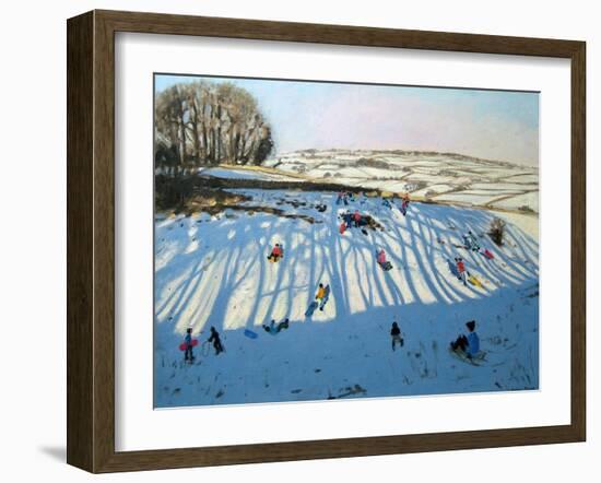 Fields of Shadows, Monyash, Derbyshire-Andrew Macara-Framed Giclee Print