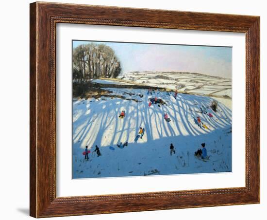 Fields of Shadows, Monyash, Derbyshire-Andrew Macara-Framed Giclee Print