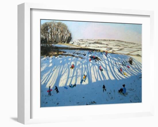 Fields of Shadows, Monyash, Derbyshire-Andrew Macara-Framed Giclee Print