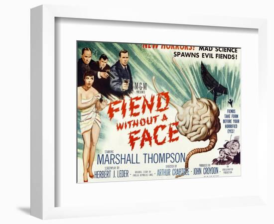 Fiend Without A Face, 1958-null-Framed Premium Giclee Print