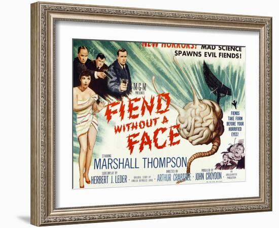 Fiend Without A Face, 1958-null-Framed Art Print