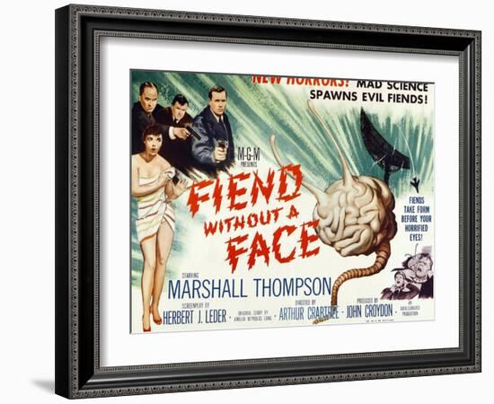 Fiend Without A Face, 1958-null-Framed Art Print