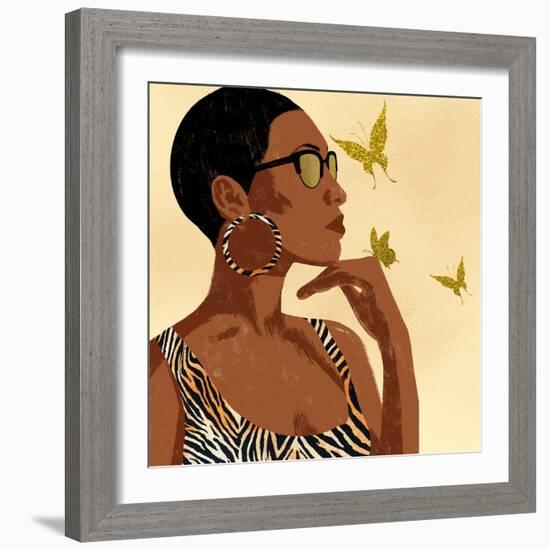 Fierce And Powerful 1-Marcus Prime-Framed Art Print