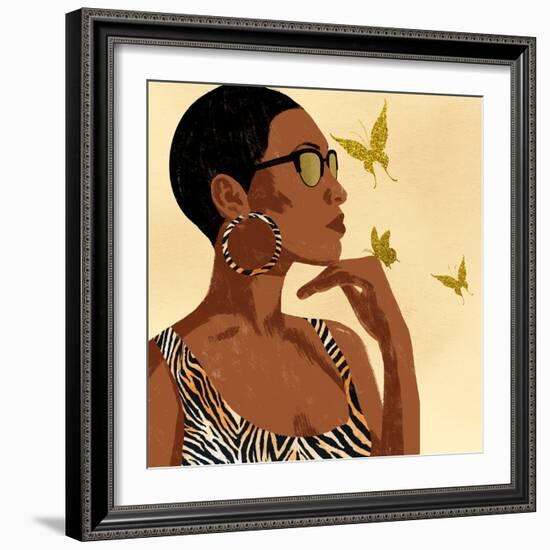 Fierce And Powerful 1-Marcus Prime-Framed Art Print