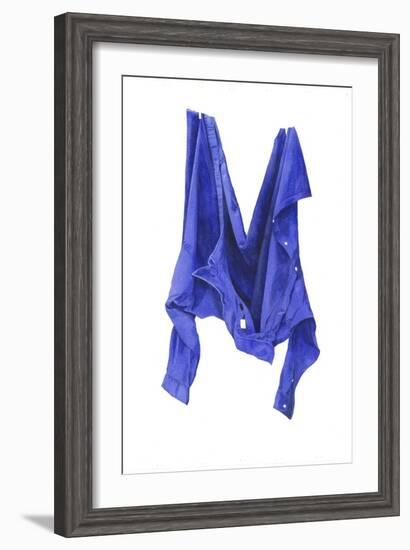 Fierce Blue Shirt, 2003-Miles Thistlethwaite-Framed Giclee Print