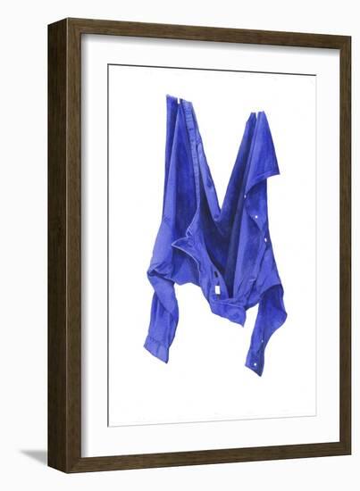 Fierce Blue Shirt, 2003-Miles Thistlethwaite-Framed Giclee Print