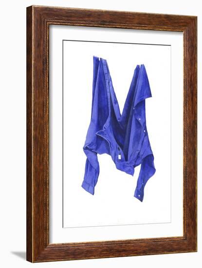 Fierce Blue Shirt, 2003-Miles Thistlethwaite-Framed Giclee Print