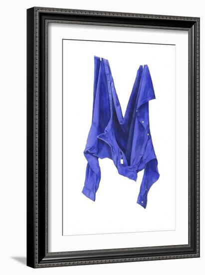 Fierce Blue Shirt, 2003-Miles Thistlethwaite-Framed Giclee Print