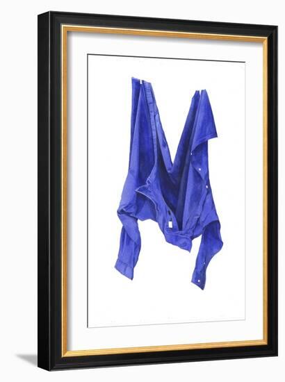 Fierce Blue Shirt, 2003-Miles Thistlethwaite-Framed Giclee Print