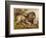 Fierce-Looking Lion from the Atlas Mountains of North Africa-null-Framed Photographic Print