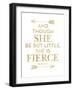 Fierce Shakespeare Arrows Golden White-Amy Brinkman-Framed Art Print