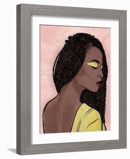 Fierce Woman 1-Marcus Prime-Framed Art Print