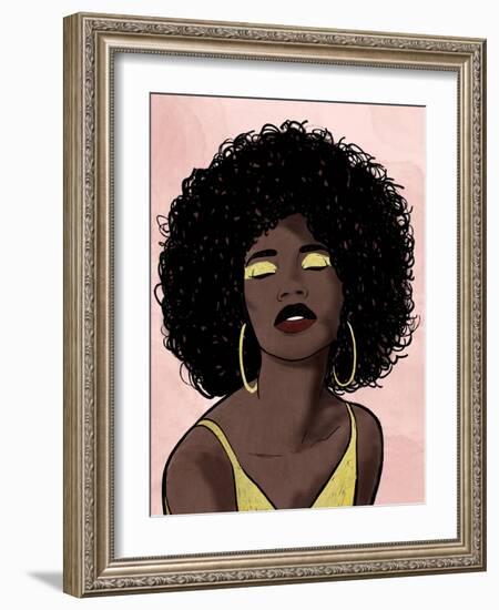 Fierce Woman 2-Marcus Prime-Framed Art Print