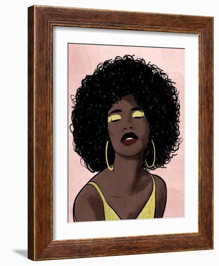 Fierce Woman 2-Marcus Prime-Framed Art Print