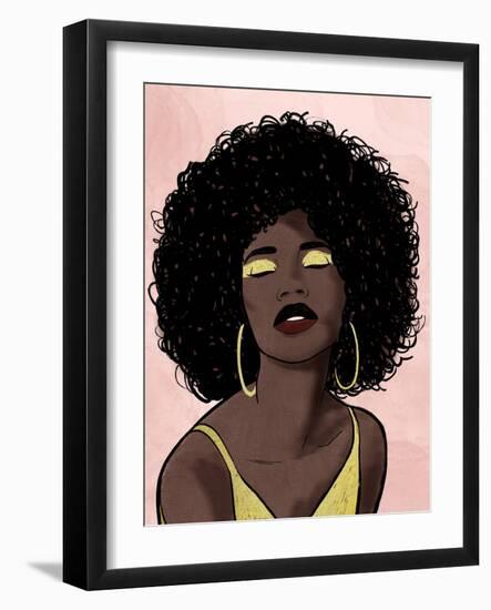 Fierce Woman 2-Marcus Prime-Framed Art Print