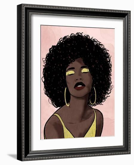 Fierce Woman 2-Marcus Prime-Framed Art Print