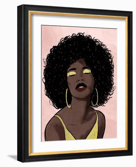 Fierce Woman 2-Marcus Prime-Framed Art Print