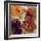 Fiery Dahlias I-null-Framed Premium Giclee Print