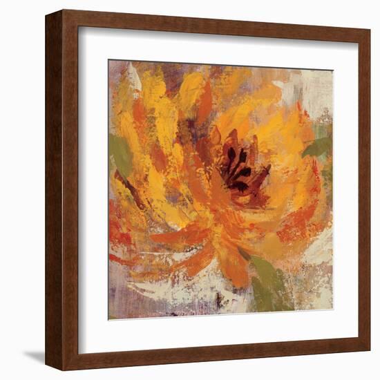 Fiery Dahlias I-Silvia Vassileva-Framed Art Print