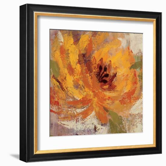 Fiery Dahlias I-Silvia Vassileva-Framed Art Print