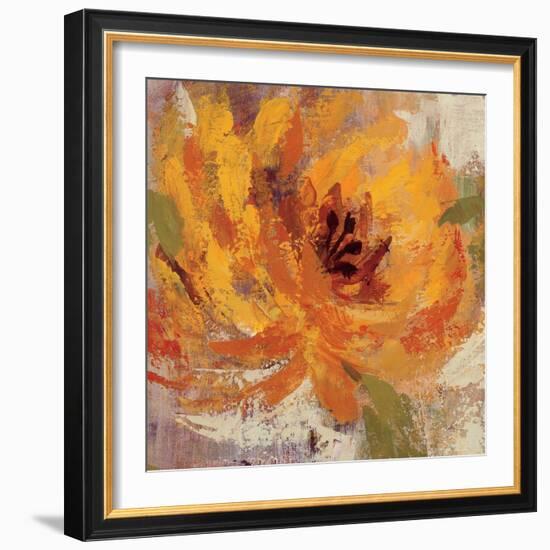 Fiery Dahlias I-Silvia Vassileva-Framed Premium Giclee Print