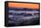 Fiery Sunrise and Mellow Hills of Petaluma, Sonoma County-Vincent James-Framed Premier Image Canvas