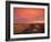 Fiery Sunset, Theodore Roosevelt National Park, North Dakota, USA-Chuck Haney-Framed Photographic Print