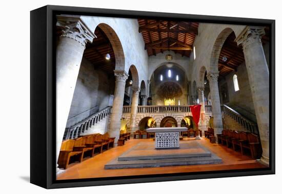 Fiesole Cathedral, Fiesole, Tuscany, Italy, Europe-Carlo Morucchio-Framed Premier Image Canvas
