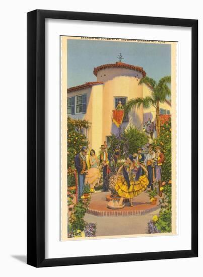 Fiesta Days, Santa Barbara, California-null-Framed Art Print