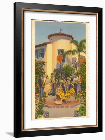 Fiesta Days, Santa Barbara, California-null-Framed Art Print