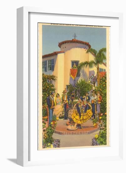 Fiesta Days, Santa Barbara, California-null-Framed Art Print