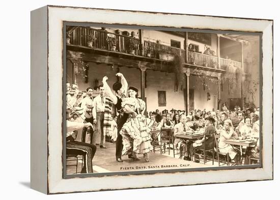 Fiesta Days, Spanish Dancers, Santa Barbara, California-null-Framed Stretched Canvas