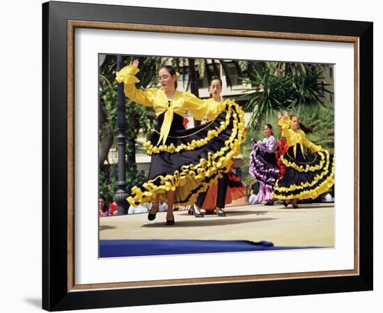 Fiesta Flamenco Dancers, Spain-James Emmerson-Framed Photographic Print